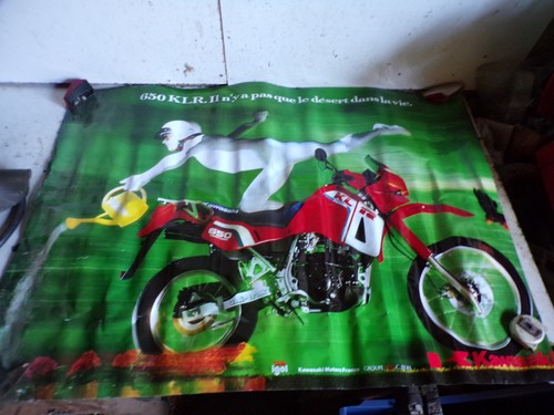 Affiche kawasaki 650 - affiche, klr
