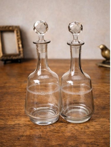 Paire carafes eau vin - carafes,