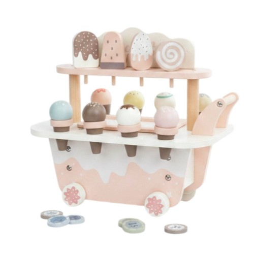 Chariot glaces bois - chariot, en