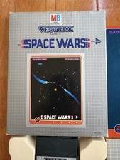 Vintage~Vectrex~SPACE WARS~Working Game W/box, Manual, Overlay
