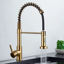 Robinet Cuisine Or Brossé