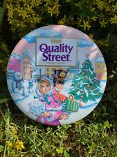 BOITE RONDE VIDE LITHOGRAPHIEE  NESTLE QUALITY STREET NOEL 1997