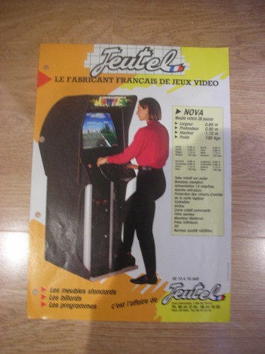 Flyer borne arcade jeutel - flyer, arcade: