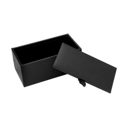Simili cuir noir boutons - simili,