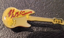 Pin's Music Electric Guitar (Music Club) Musical Instrument VGC (794)