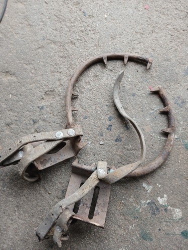 Ancienne paire grimpettes - paire,