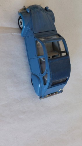 Citroën 2cv bleu - bleu, dinky