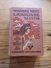 Nouveau Petit Larousse Illustré Dictionnaire Claude Auge Paris 1937. Bon État. 