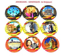 9 JEROBOAMS  GENERIQUES  (La Belgique)