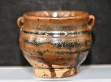 Mid Qing Dynasty Southern China Brown Drip Glaze Ceramic Pot