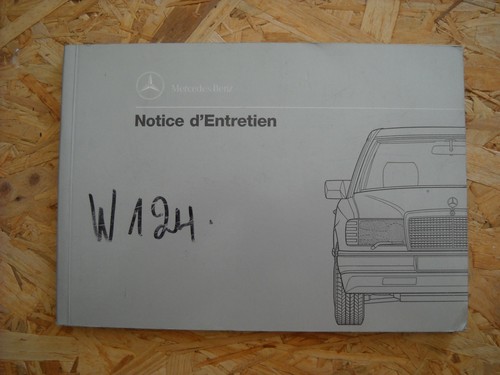 Notice entretien - notice, d'entretien