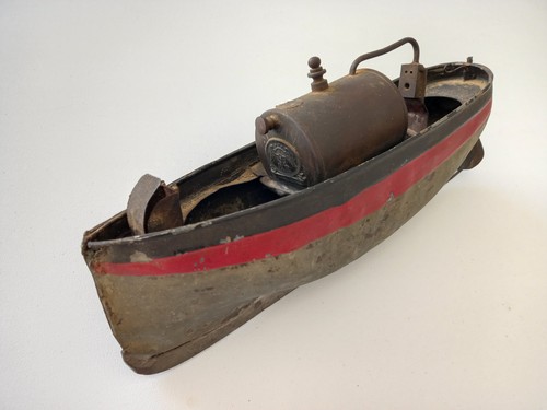Bateau vapeur ancien avec - bateau, à