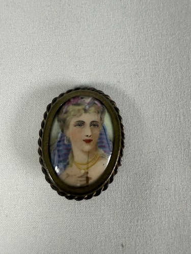 Camee broche ancienne - camee, en