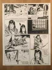 Kline - Loup Noir (PIF) - Planche originale signée - TBE