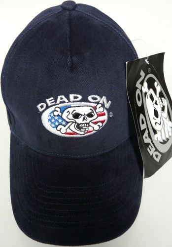 Cap dead blue metal - "dead,