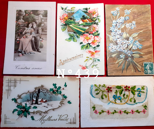 439 lot 5 cartes - lot,