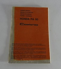 Operating instructions / driver manual Honda PA 50 Camino stand 05/1978