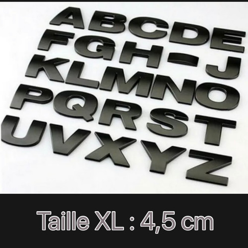 Lettre chiffre metal - xl,