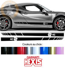 2 X BANDES BAS DE CAISSE POUR ALFA ROMEO 4C AUTOCOLLANT STICKER BD573-61