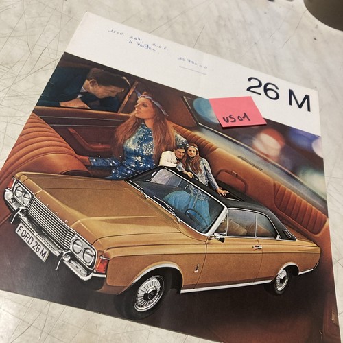 Ford 26m automobile catalogue - 26m,