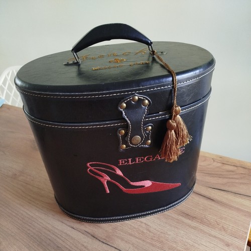 Boite chapeau vintage - chapeau,