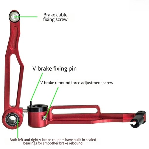 Jeu freins bras long - de, v