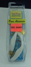 Bass Assassin RD88108 Red Daddy Jig Spinner Combo 1/4 Oz Blanc 2CT