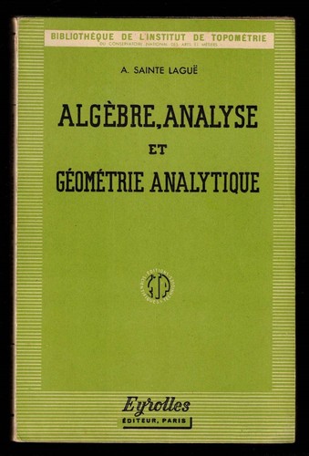 Algèbre analyse et - analyse,