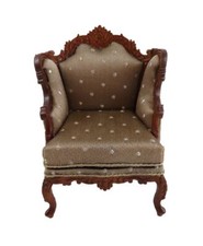 Chaise De Salon Miniature Louis XV En Noyer JBM Meubles De Salon