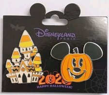 Pins disneyland Paris Halloween Citrouille et Château dlp