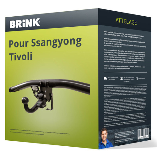 Attelage pour ssangyong tivoli - attelage,