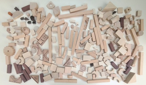 Blocs construction bois - blocs,