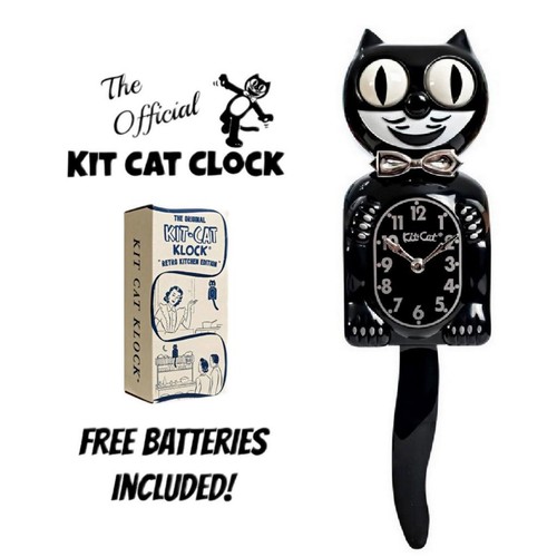 Retro kitchen kit cat - cat, clock