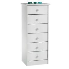 Commode pin teinté blanc 6