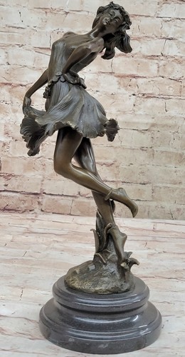 Art déco bronze danseuse - art,