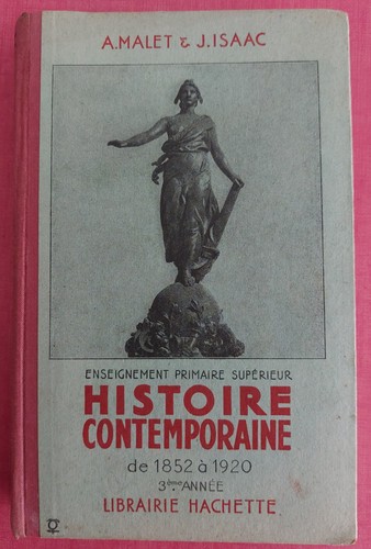 Ancien livre scolaire - , histoire