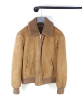 Prada Manteau en mouton retourné avec logo en relief UPW474 5299 69094492