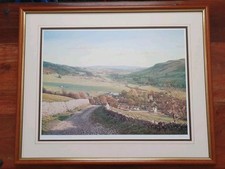 Kettlewell Wharfedale by Keith Melling. Signed print.