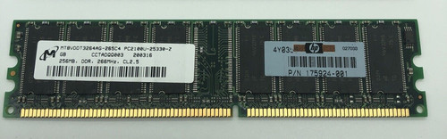 New 256mb ddr - sdram, pc2100