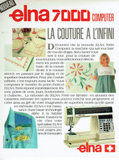 1987 Advertising 0922 Advertising Elna 7000 Computer The Sewing Machine