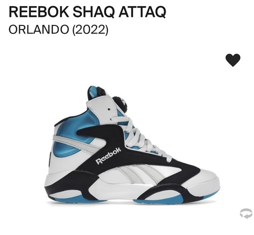Reebok pump shaq attaq orlando - reebok,