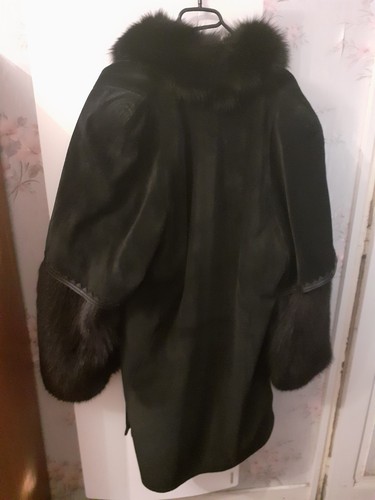 Manteau fourrure yves salomon - manteau,