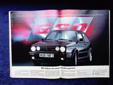 VW Golf 2 GTI G60, original advertising from 1990
