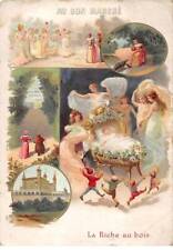 Chromos.AM16715.11x16 cm approx.Au Bon Marché.La deer au bois.N°1.It was