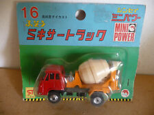 shinsei mitsubishi fuso concrete mixer truck mini power 16 japan 1/64