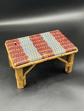 Ancien Petit Banc en Osier