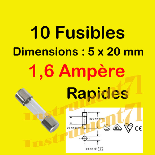 Fusibles verre x - 5, 20