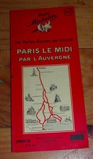 Ancienne carte-guide Michelin