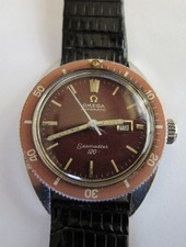 WOW VINTAGE BURGUNDY OMEGA SEAMASTER 120 VGC WORKS GREAT