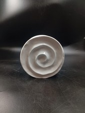 Vase Spirale Blanc Porcelaine